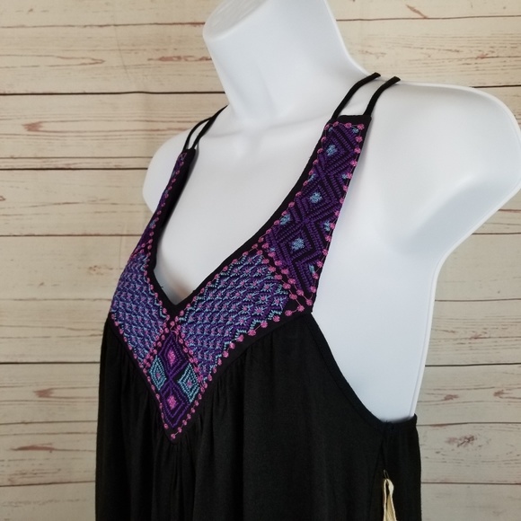 NWT Altar'd State Women's M Black Embroidered - Picture 4 of 8